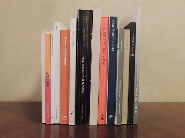 Tredici libri sull'arte moderna e contemporanea a Roma  - Asta La Biblioteca d'arte di Laura Tansini - Maison Bibelot - Casa d'Aste Firenze - Milano
