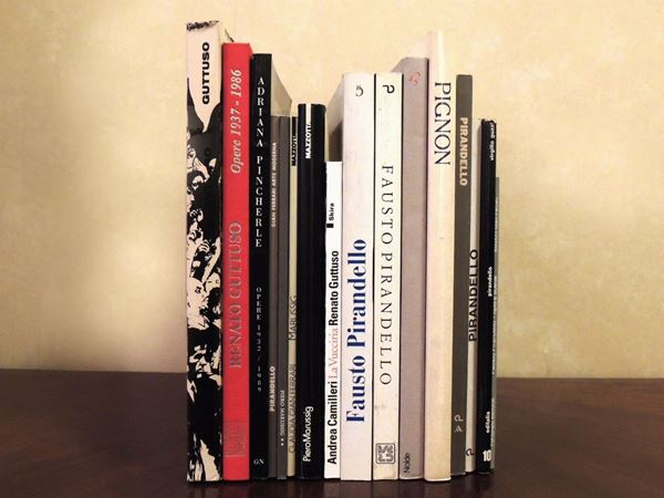 Sixteen Books on Twentieth Century Art:Guttuso, Pirandello, Marussig and Other Artists  - Auction Laura Tansini's Art Library - Maison Bibelot - Casa d'Aste Firenze - Milano