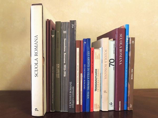 Sedici libri sui movimenti artistici a Roma nel XX secolo  - Asta La Biblioteca d'arte di Laura Tansini - Maison Bibelot - Casa d'Aste Firenze - Milano