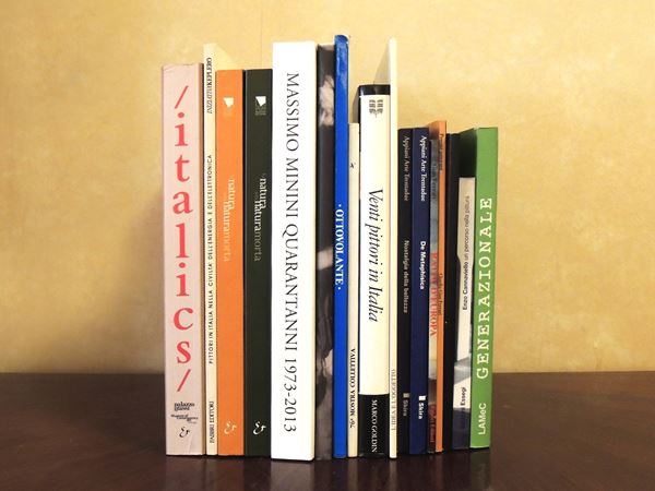 Diciassette libri di arte moderna e contemporanea  - Asta La Biblioteca d'arte di Laura Tansini - Maison Bibelot - Casa d'Aste Firenze - Milano