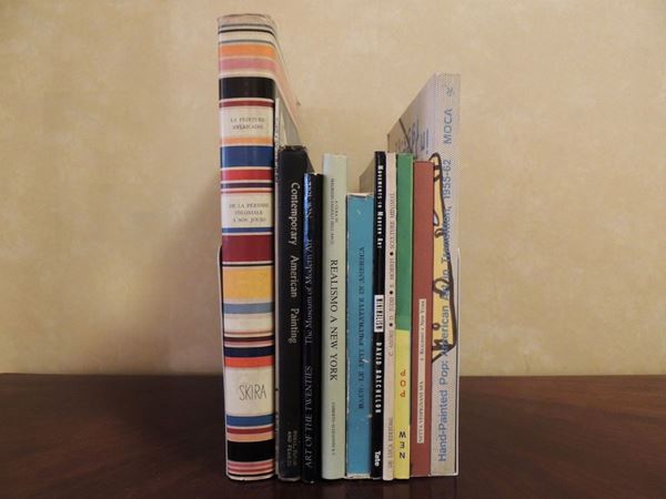 Undici libri sull'arte moderna e contemporanea in America  - Asta La Biblioteca d'arte di Laura Tansini - Maison Bibelot - Casa d'Aste Firenze - Milano
