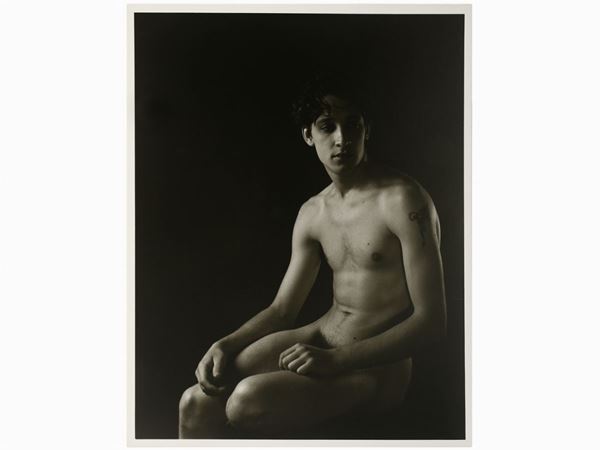 Davide Dainelli - Nudo Maschile seduto, 1995