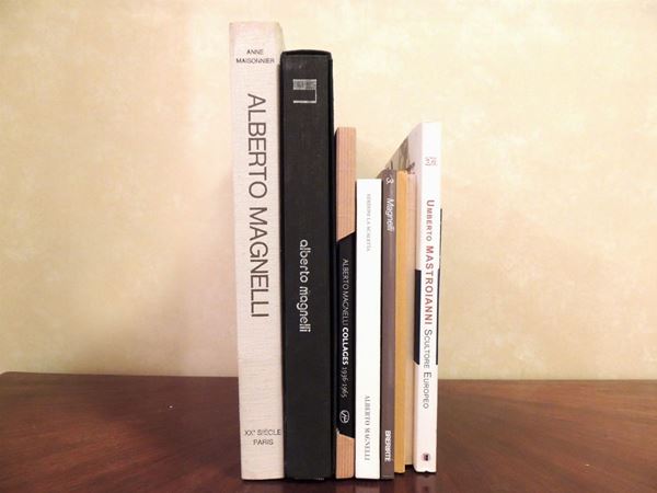 Otto libri d'arte su Alberto Magnelli ed altri