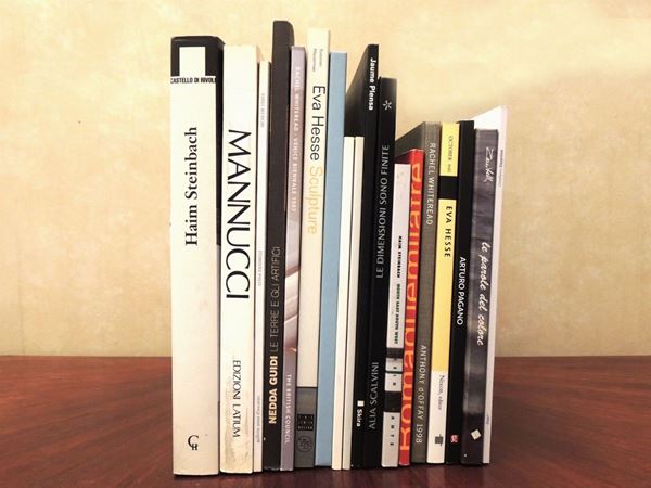 Diciotto libri di arte contemporanea  - Asta La Biblioteca d'arte di Laura Tansini - Maison Bibelot - Casa d'Aste Firenze - Milano