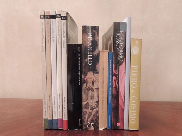 Undici libri d'arte su pittori rinascimentali  - Asta La Biblioteca d'arte di Laura Tansini - Maison Bibelot - Casa d'Aste Firenze - Milano