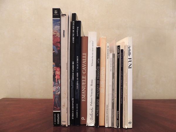 Seventeen Contemporary Art Books: Giacomo Manzù, Orfeo Tamburi, Achille Funi, Carlo Levi and Others
