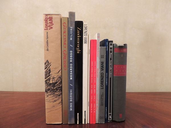 Tredici libri su artisti del XX secolo: Viani, Medardo Rosso, Zandomeneghi e altri