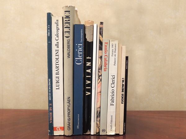 Twelve Art Books: Luigi Bartolini, Fabrizio Clerici, Roberto Barni and Others  - Auction Laura Tansini's Art Library - Maison Bibelot - Casa d'Aste Firenze - Milano