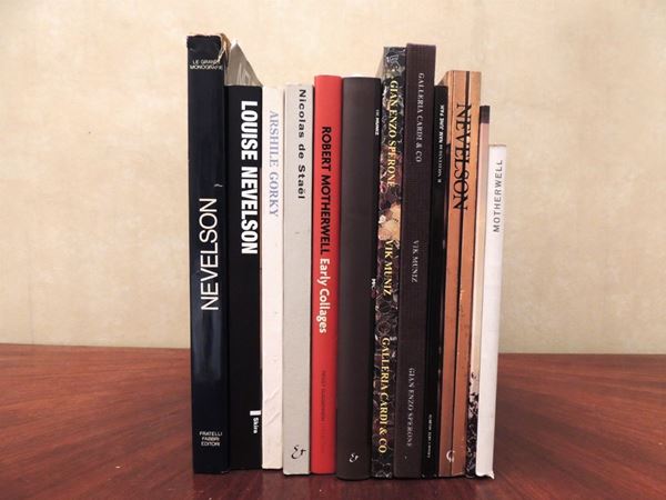 Twelve Books on Modern and Contemporary Artists: Nevelson, Motherwell, Muniz and Others  - Auction Laura Tansini's Art Library - Maison Bibelot - Casa d'Aste Firenze - Milano