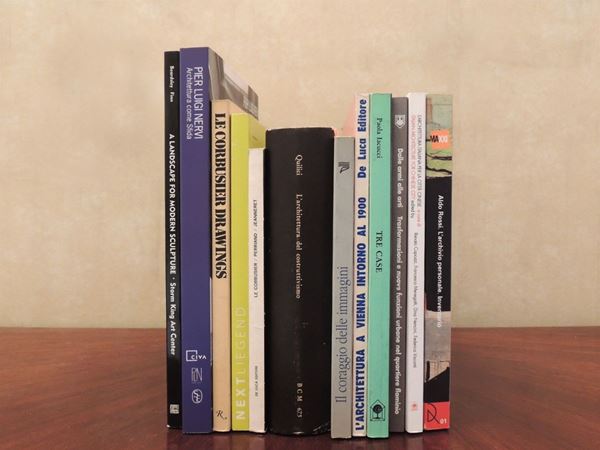 Undici libri sull'architettura  - Asta La Biblioteca d'arte di Laura Tansini - Maison Bibelot - Casa d'Aste Firenze - Milano