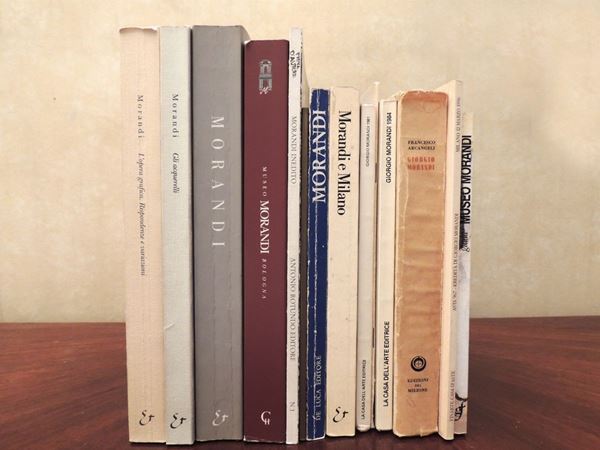 Undici libri d'arte su Giorgio Morandi  - Asta La Biblioteca d'arte di Laura Tansini - Maison Bibelot - Casa d'Aste Firenze - Milano