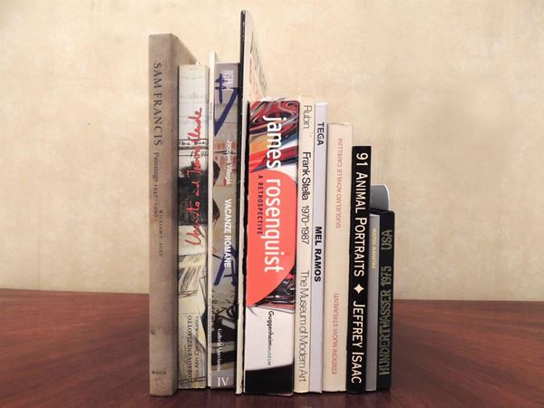 Ten Contemporary Art Books  - Auction Laura Tansini's Art Library - Maison Bibelot - Casa d'Aste Firenze - Milano