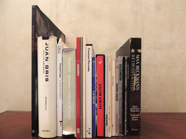 Diciotto libri su artisti del XX secolo  - Asta La Biblioteca d'arte di Laura Tansini - Maison Bibelot - Casa d'Aste Firenze - Milano