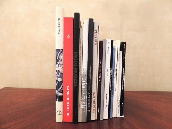 Fourteen Books on Contemporary Artists  - Auction Laura Tansini's Art Library - Maison Bibelot - Casa d'Aste Firenze - Milano