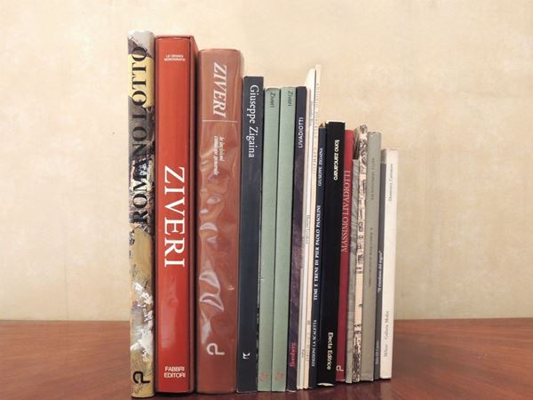 Seventeen Books on Modern and Contemporary Artists: Ziveri, Livadotti, Carmassi,Zancanaro and Others