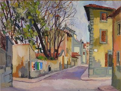 Primaverile in Via delle Casine 1962