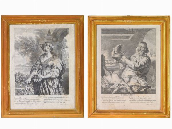 Months of The Year, after Joachim von Sandrart