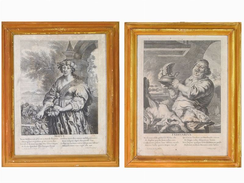 I Mesi Dell'anno da Joachim Von Sandrart