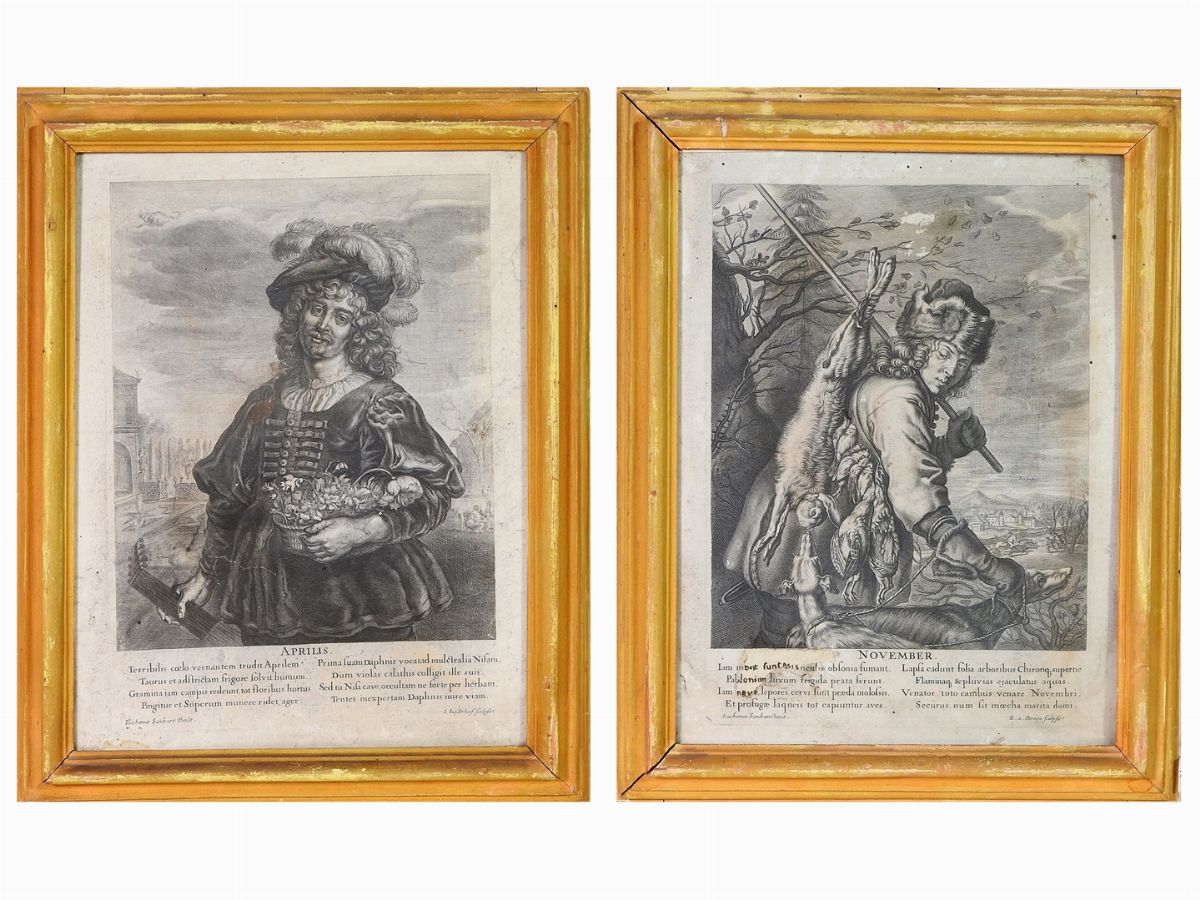 I Mesi Dell'anno da Joachim Von Sandrart