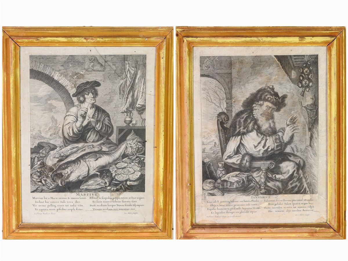 I Mesi Dell'anno da Joachim Von Sandrart