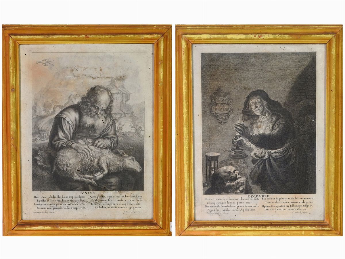 I Mesi Dell'anno da Joachim Von Sandrart