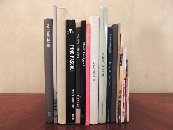 Undici libri d'arte su Claudio Parmiggiani, Luciano Fabro e Pino Pascali