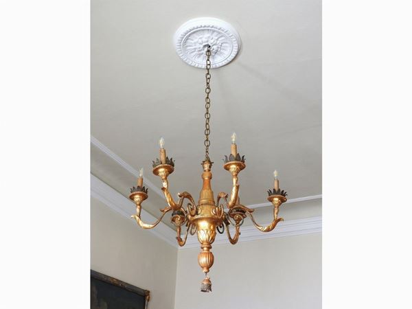 A Giltwood Chandelier