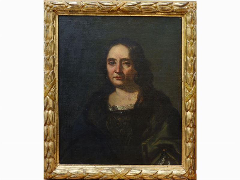 Scuola Romana del XVII/XVIII Secolo - Ritratto Femminile