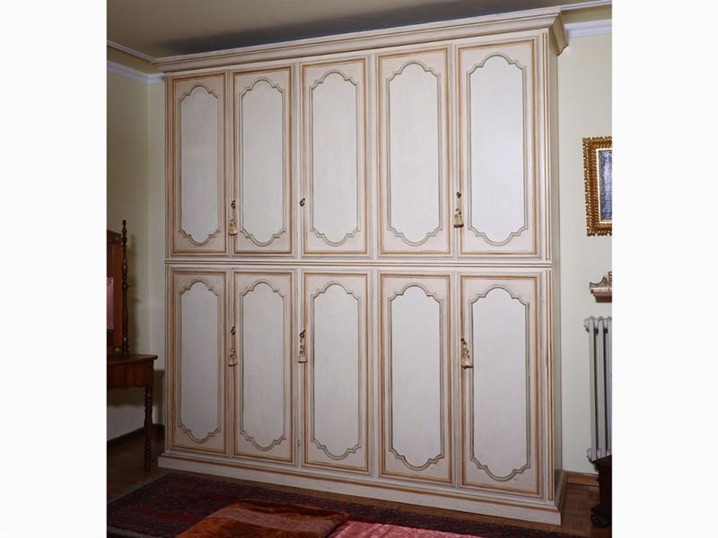 Armadio in Legno Laccato Avorio