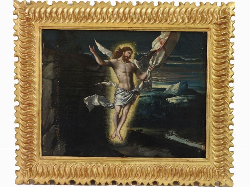 Scuola Ferrarese del XVI Secolo - Cristo Risorto