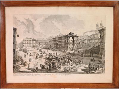 Veduta di Piazza di Spagna