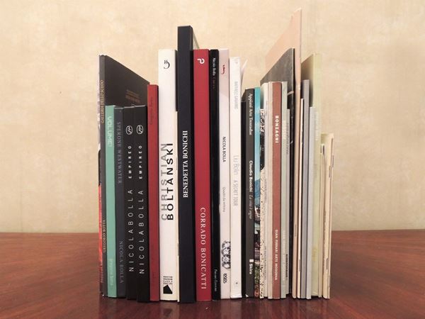 Venti libri su artisti contemporanei  - Asta La Biblioteca d'arte di Laura Tansini - Maison Bibelot - Casa d'Aste Firenze - Milano