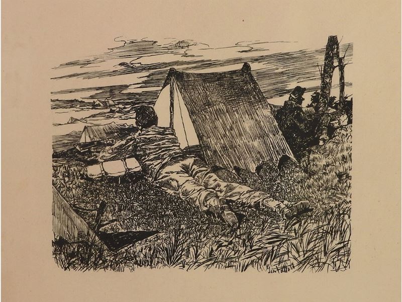Giovanni Fattori - Soldati a Riposo