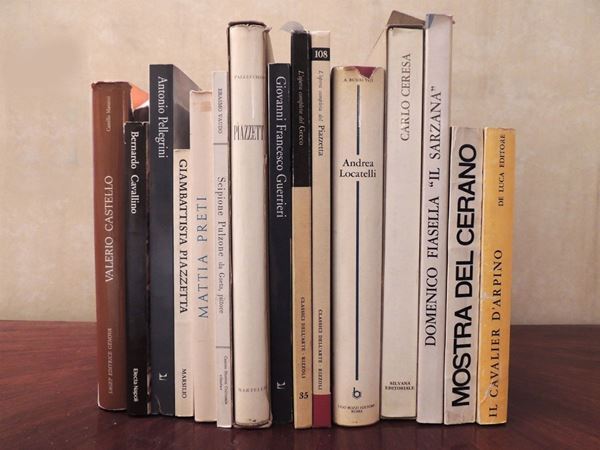 Fifteen Books on Baroque and Rococo Artists  - Auction Laura Tansini's Art Library - Maison Bibelot - Casa d'Aste Firenze - Milano