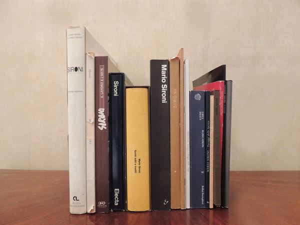 Diciassette libri su Mario Sironi  - Asta La Biblioteca d'arte di Laura Tansini - Maison Bibelot - Casa d'Aste Firenze - Milano