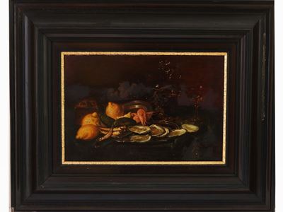 Natura Morta con Pesci, Ostriche e Limoni