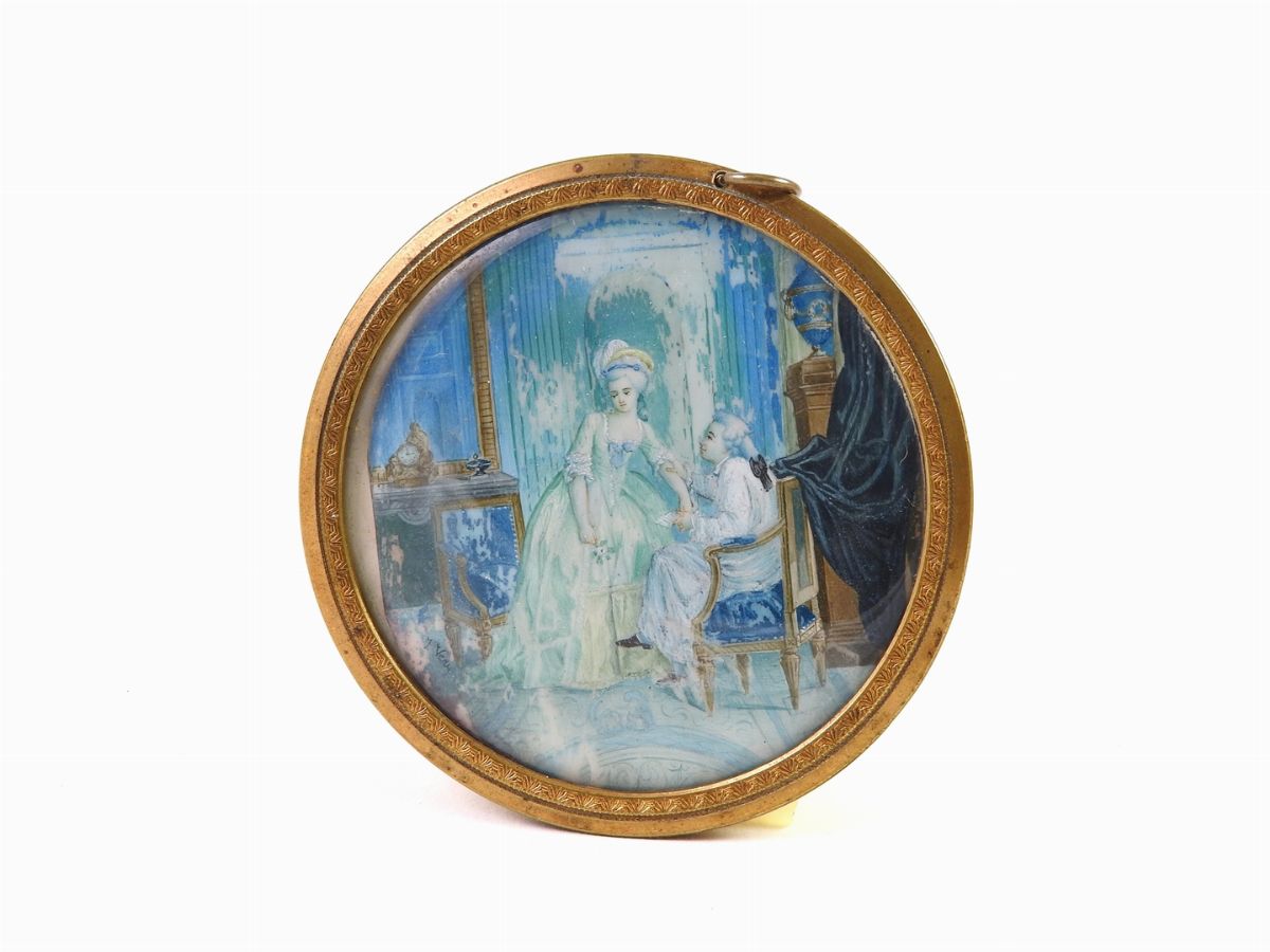 Lotto di Miniature Dipinte