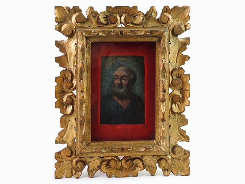 Scuola Toscana del XVIII Secolo - Volto di San Giuseppe