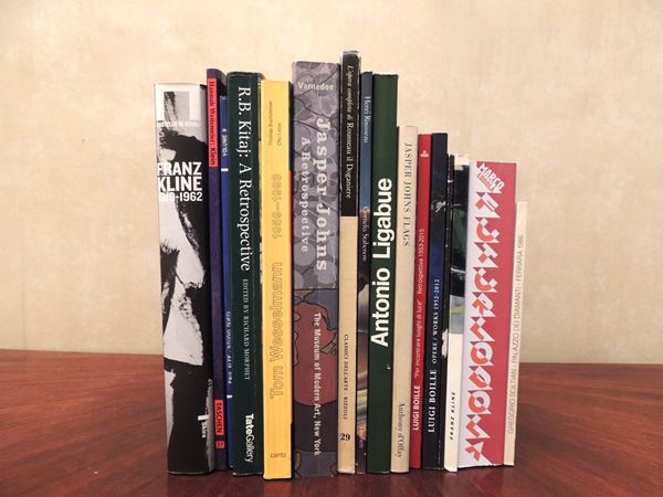 Quattordici libri su artisti moderni e contemporanei  - Asta La Biblioteca d'arte di Laura Tansini - Maison Bibelot - Casa d'Aste Firenze - Milano