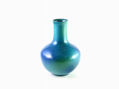 Vaso in Terracotta Smaltata Turchese