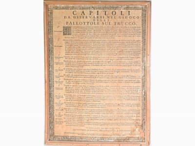 Regolamento del Gioco del Trucco