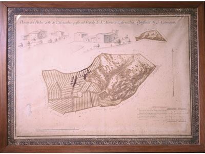 Pianta del Podere Casavecchia in San Casciano Val di Pesa