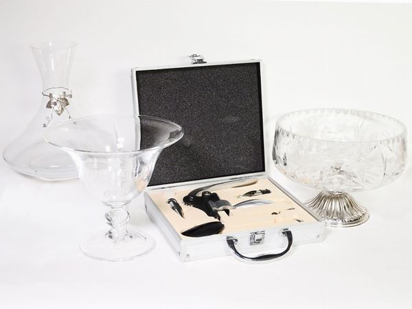 A Lot of Glass and Crystal Items