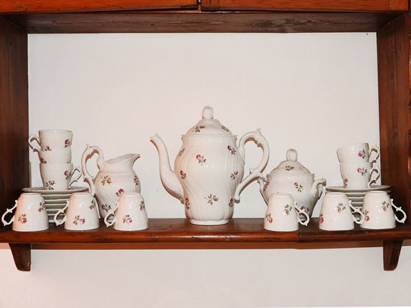 A Ginori Porcelain Coffee Set