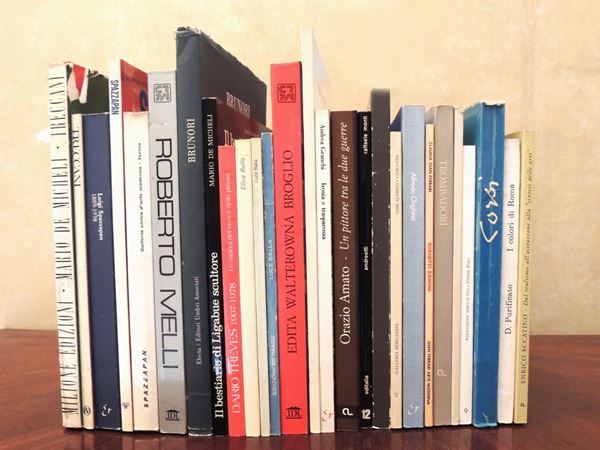 Twenty-three Books on Twentieth Century Artists: Treccani, Spazzapan, Ligabue, Purificato and Others