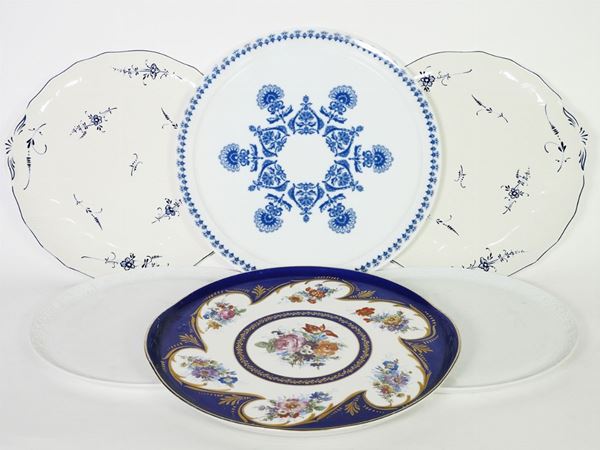 A Lot of Six Porcelain Trays