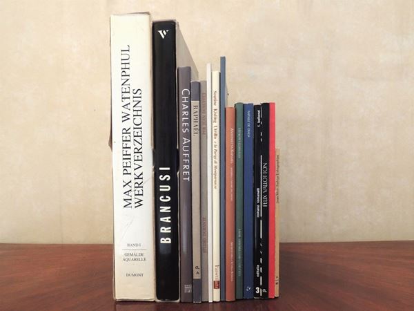 Quindici libri su artisti del XX secolo  - Asta La Biblioteca d'arte di Laura Tansini - Maison Bibelot - Casa d'Aste Firenze - Milano