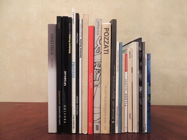 Nineteen Books on Modern and Contemporary Artists: Salvatore Provino, Dino Tega and Others