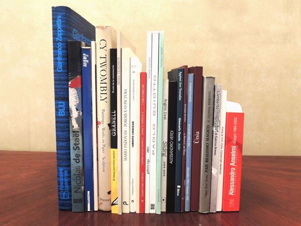 Ventiquattro libri sull'arte moderna e contemporanea  - Asta La Biblioteca d'arte di Laura Tansini - Maison Bibelot - Casa d'Aste Firenze - Milano