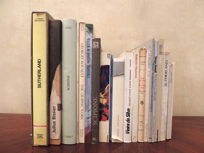 Venti Libri su Artisti Moderni: Sutherland, De Kooning, Scipione, Sartorio, Birolli e Altri